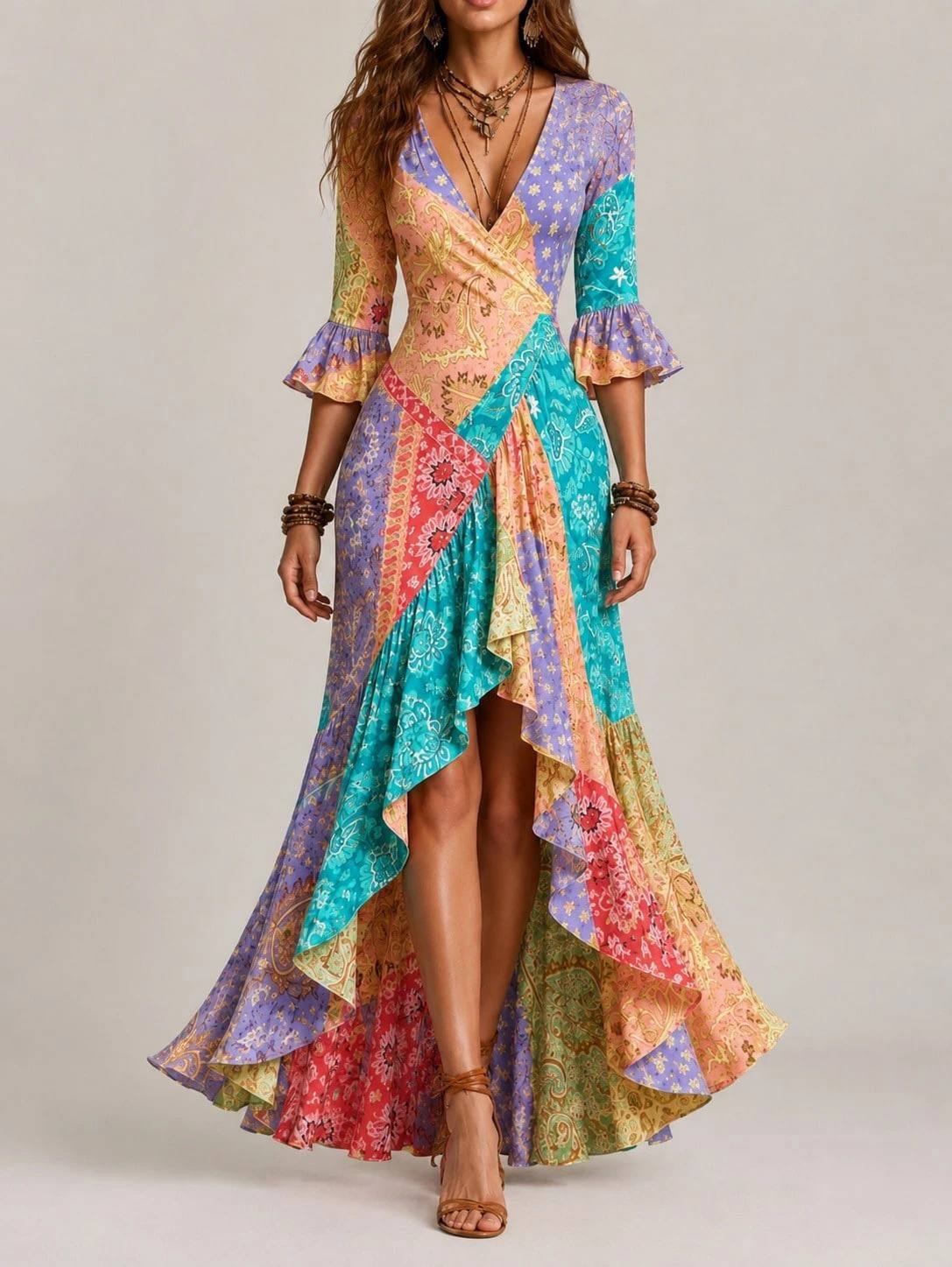 Sienna | Ruffle Maxi Dress