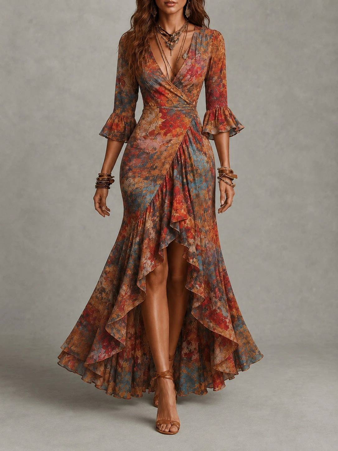 Sienna | Ruffle Maxi Dress