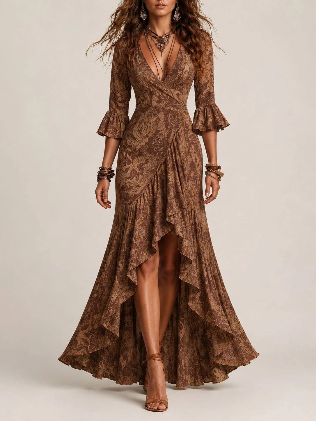 Sienna | Ruffle Maxi Dress