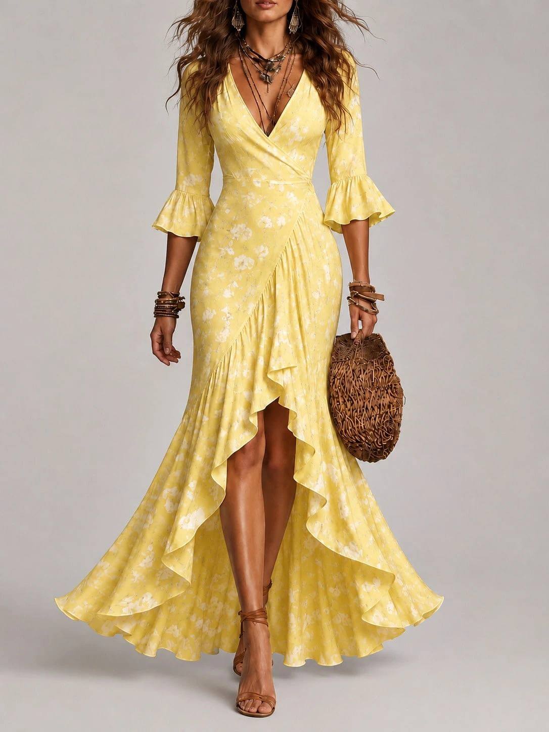 Sienna | Ruffle Maxi Dress
