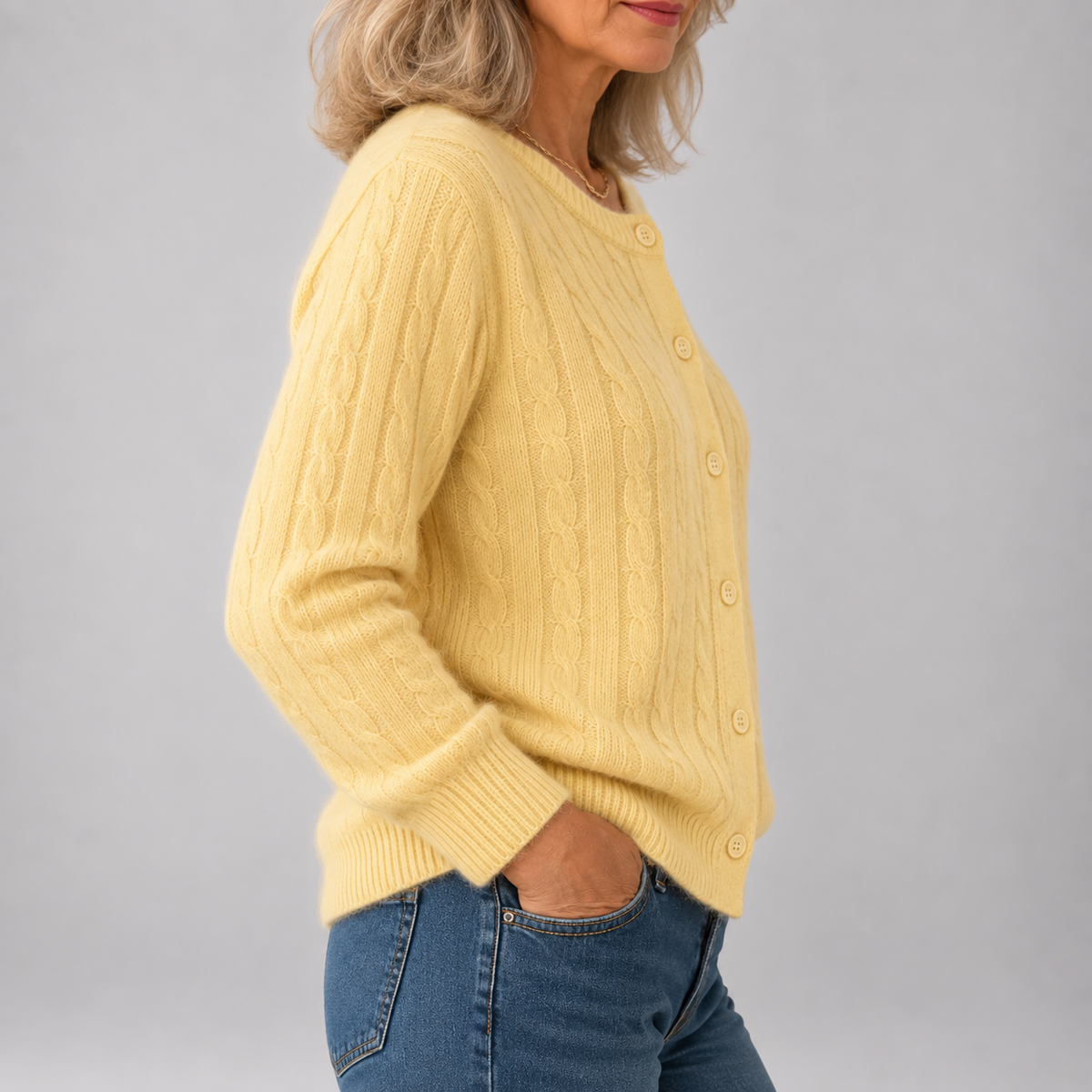Celine | Cable Knit Cardigan