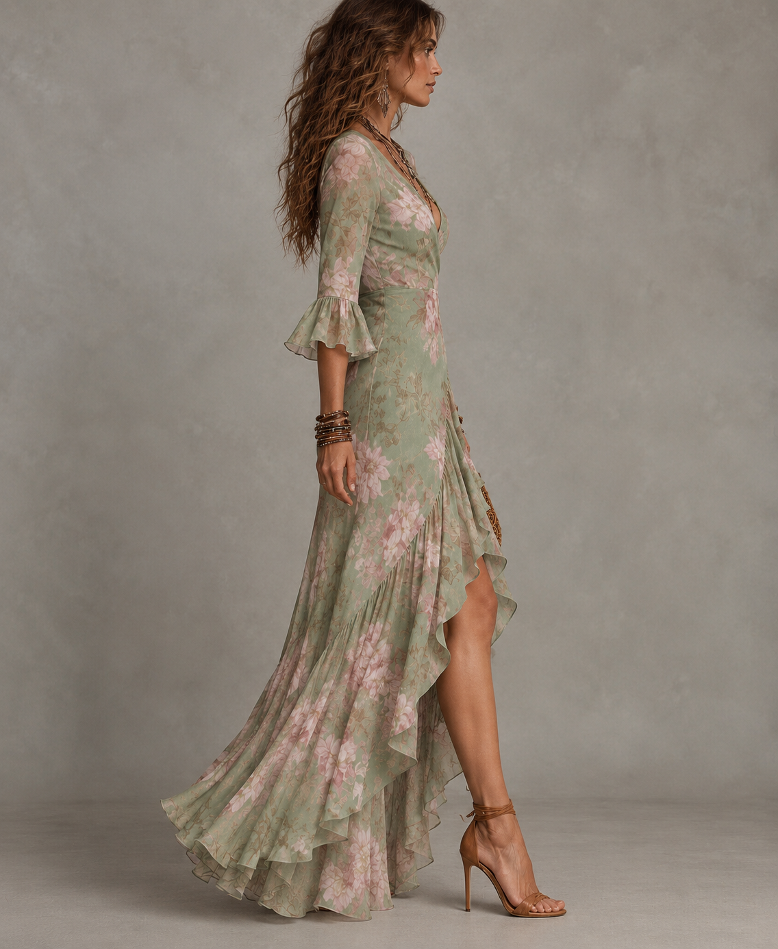 Sienna | Ruffle Maxi Dress