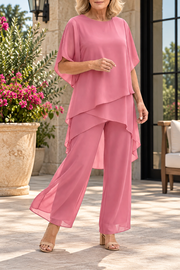 Vivienne | Layered Chiffon Two-Piece Set