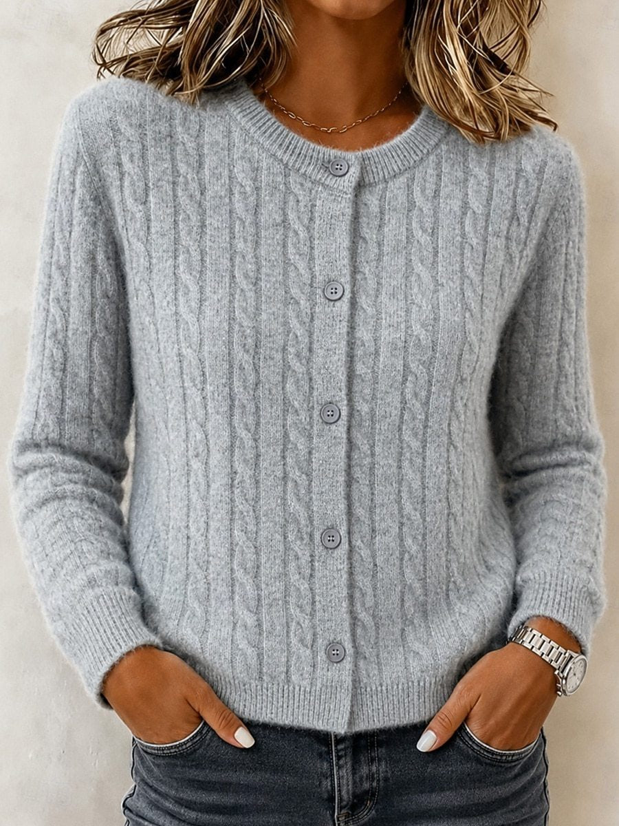 Celine | Cable Knit Cardigan