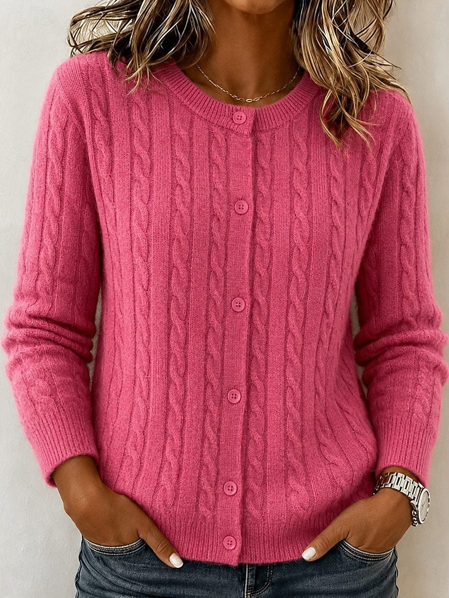 Celine | Cable Knit Cardigan