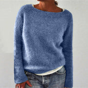 Margaux | Boat Neck Knit Sweater