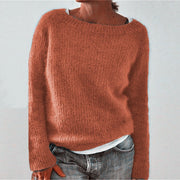 Margaux | Boat Neck Knit Sweater