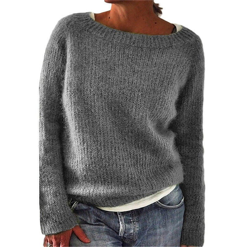 Margaux | Boat Neck Knit Sweater