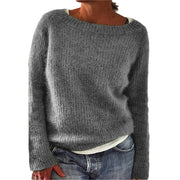 Margaux | Boat Neck Knit Sweater