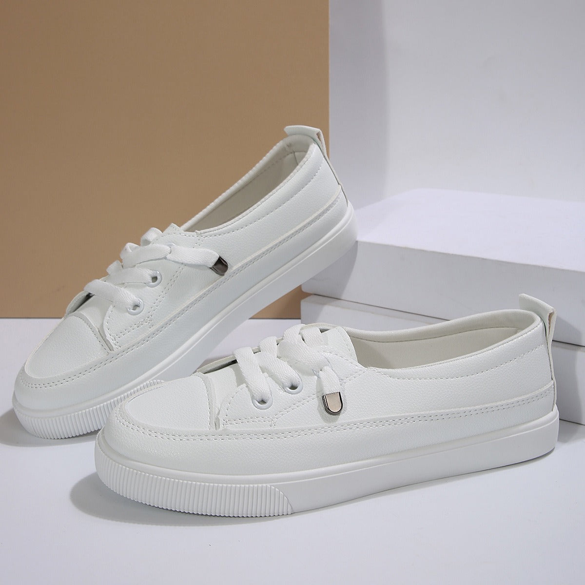 Ivy | Classic White Sneakers