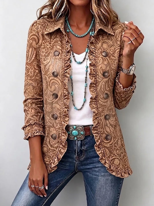 Valeria | Paisley Print Blazer