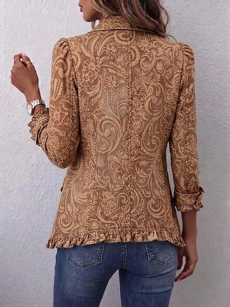 Valeria | Paisley Print Blazer