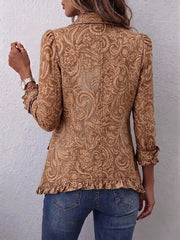 Valeria | Paisley Print Blazer