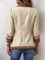 Amara | Scroll Print Blazer